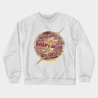 Flash Word Art Crewneck Sweatshirt